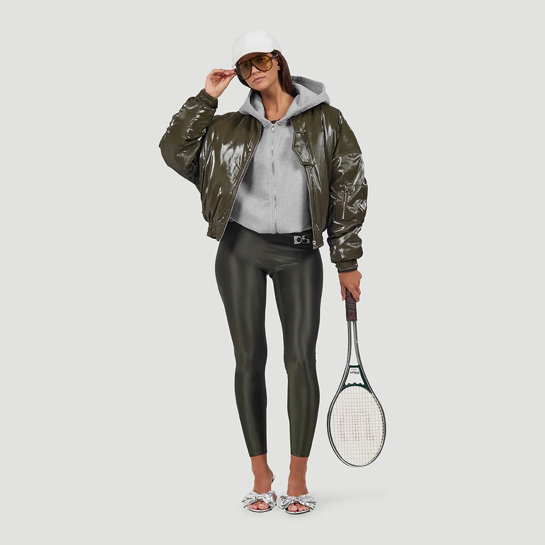 Cropped bomber jacket - Image 3