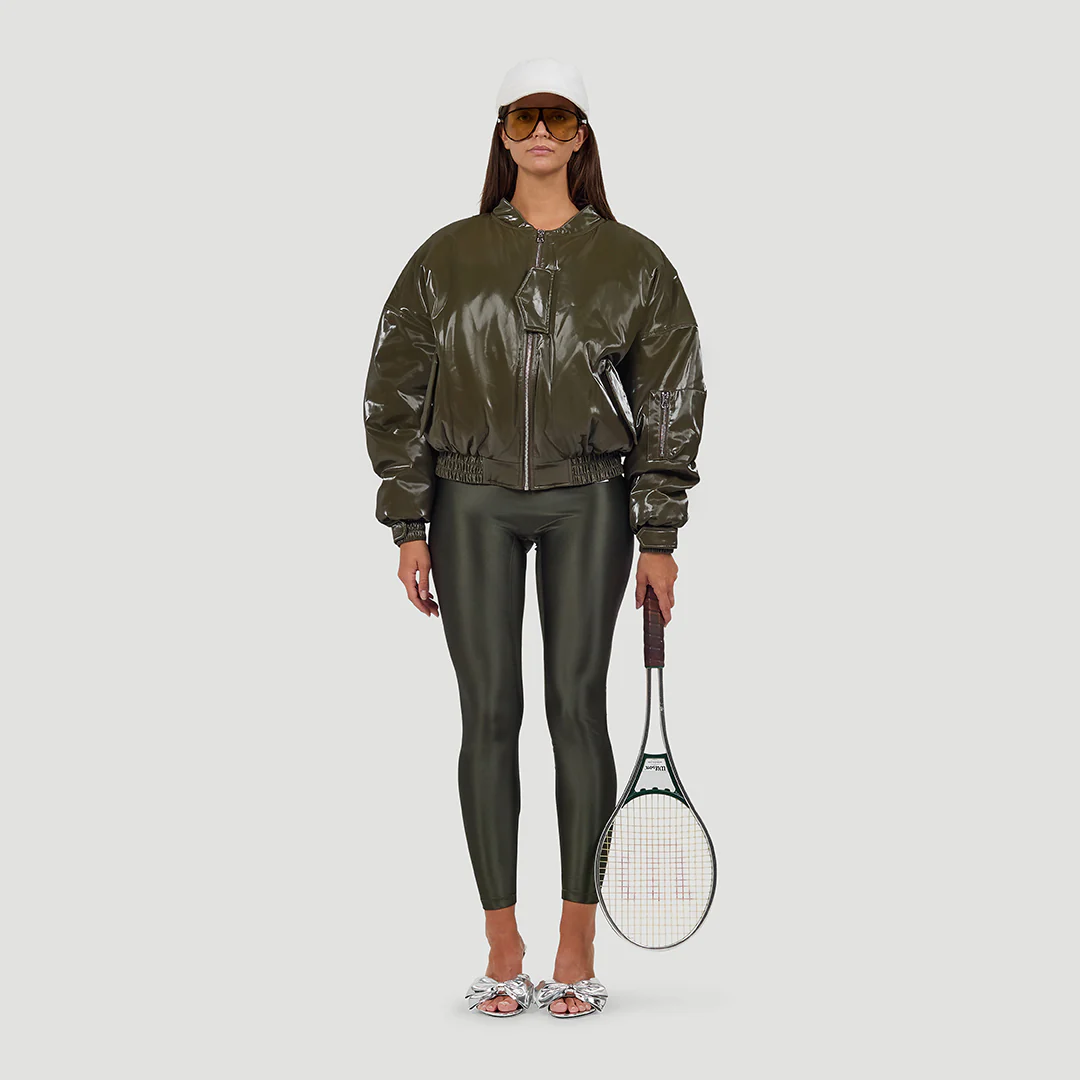 Cropped bomber jacket - Image 4