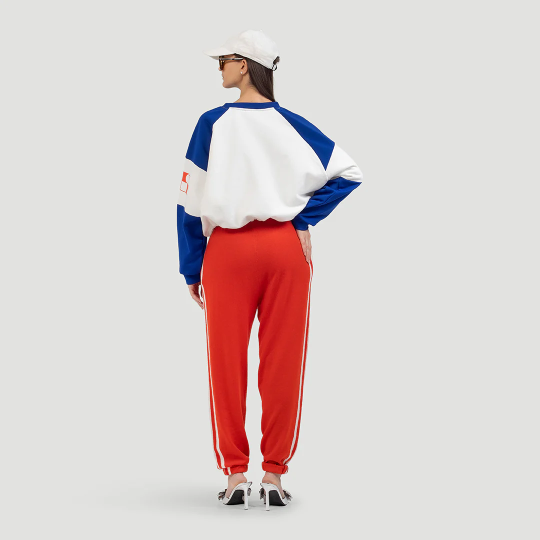 Colourblock Cropped Sweater - Image 3